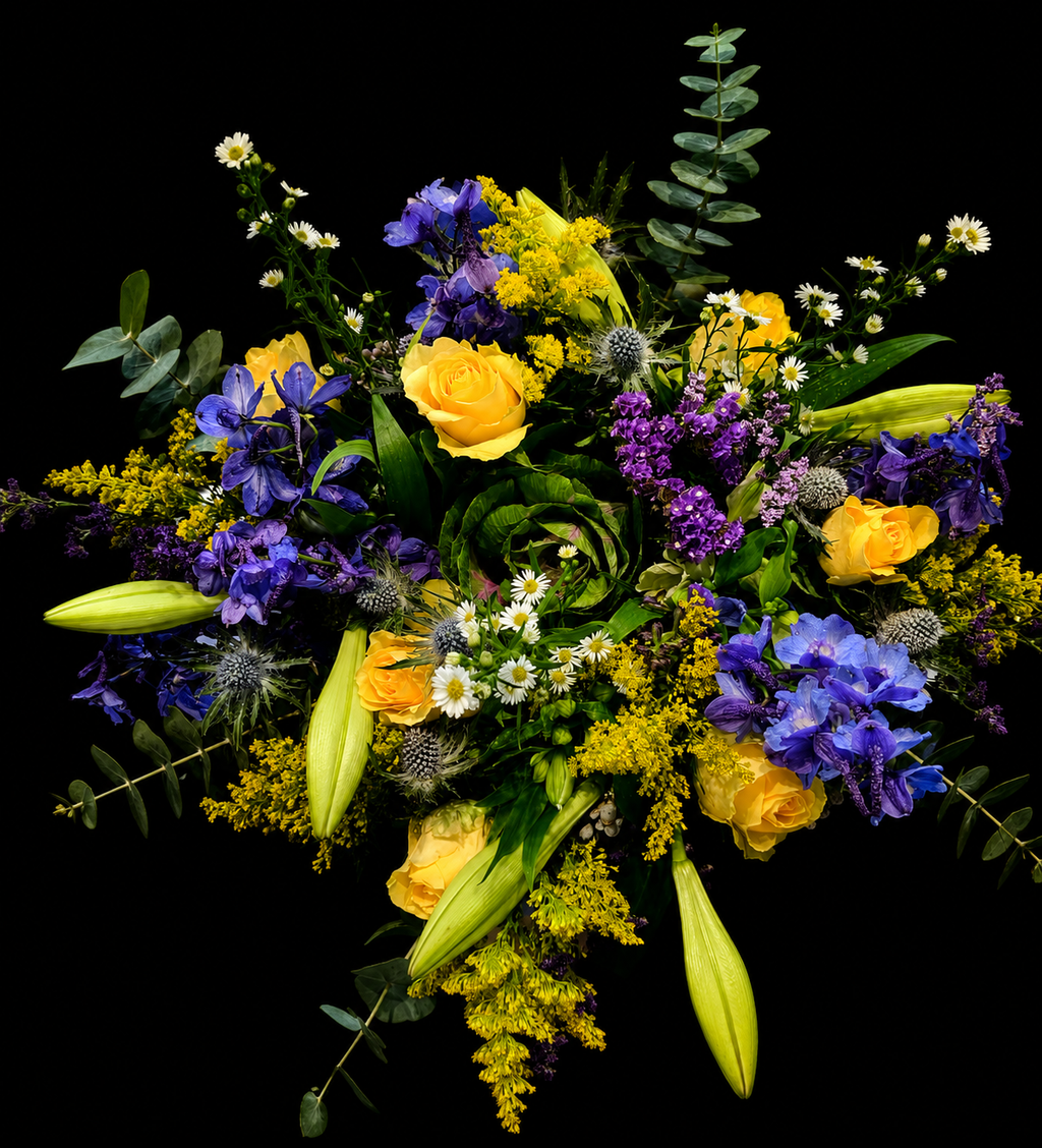 Jacarandas & Sunshine Bouquet