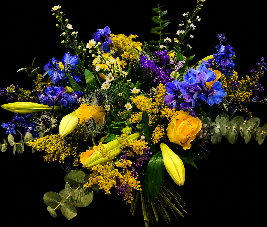 Jacarandas & Sunshine Bouquet