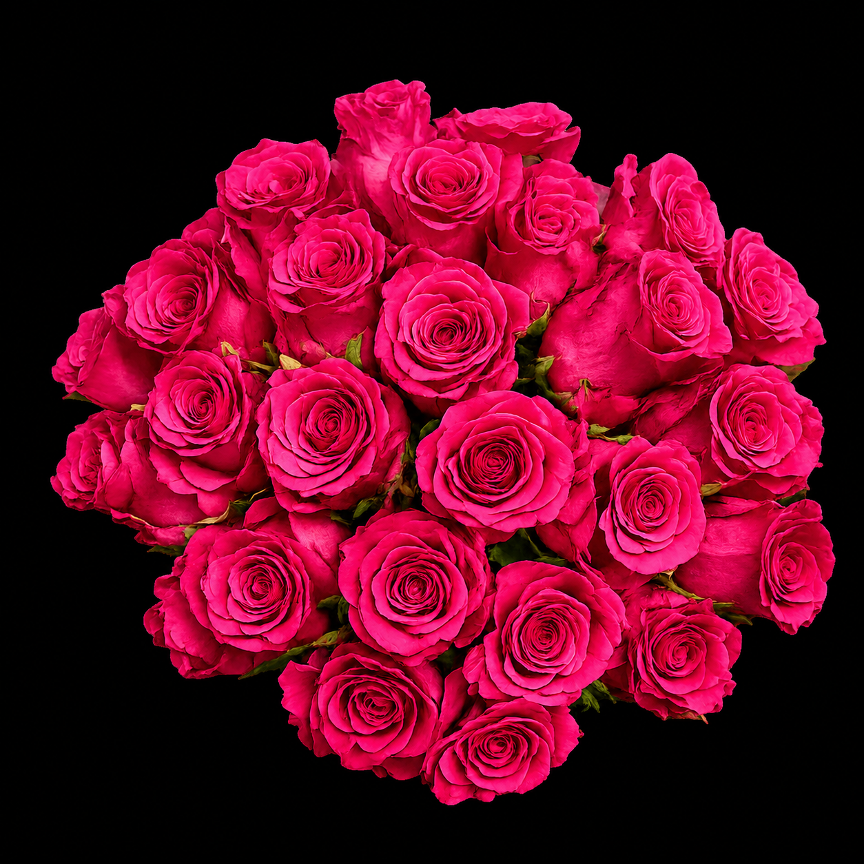 Cerise Luxe- Rose Bouquet