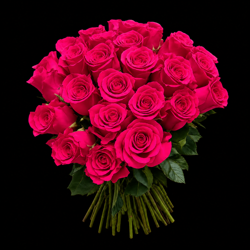 Cerise Luxe- Rose Bouquet