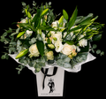 White Elegance - Gift Bag Arrangement