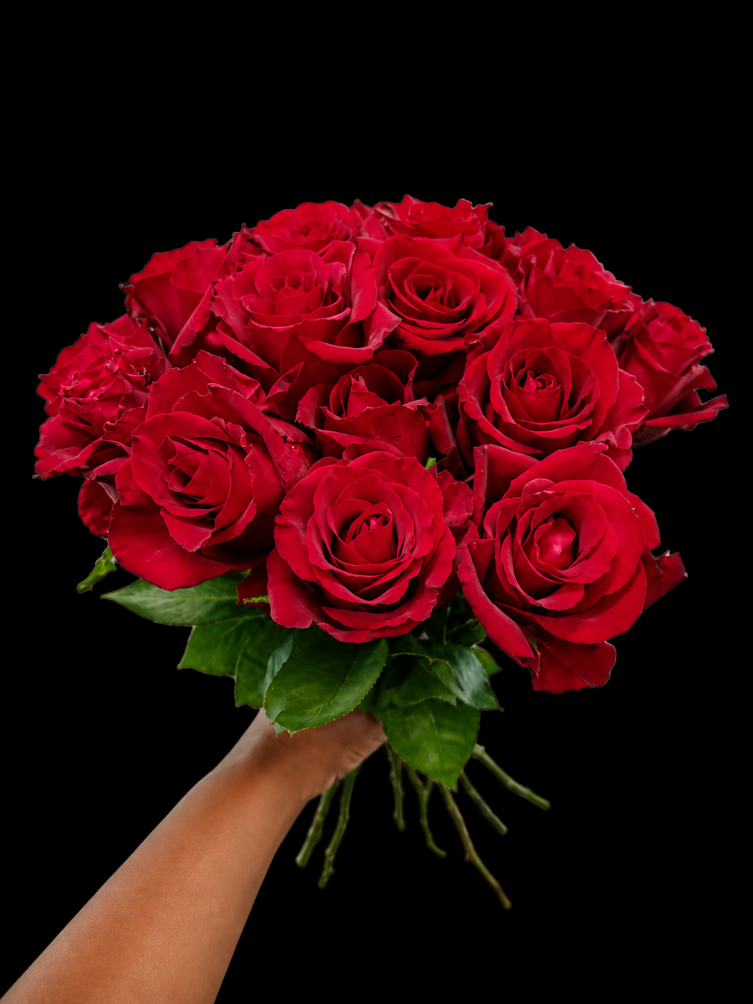 Traditional Red Roses Bouquet