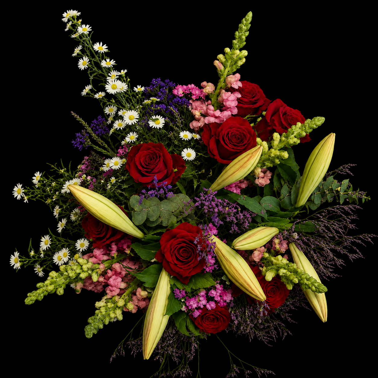 Ruby Elegance Bouquet