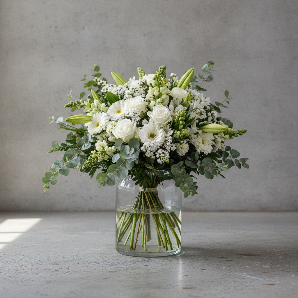 White Sincerity Bouquet