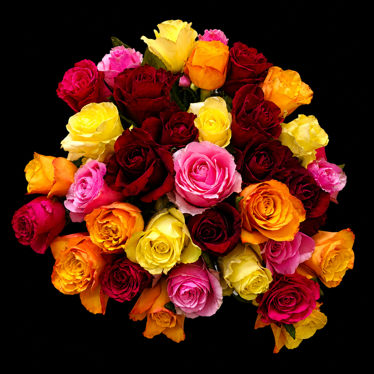 Dream in Colour- Mixed Roses Bouquet